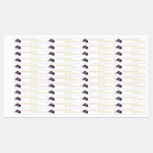 自家製プラムジャム薄いラベル ラベル (シート)