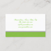 自家製ヘルシースイーツ&ケーキシンプルモダン 名刺 (裏面)