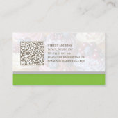 自家製ヘルシースイーツ&ケーキシンプルモダン 名刺 (裏面)