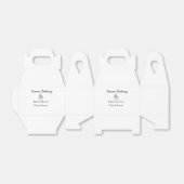 自家製ベーカリーあなたのテキスト名を追加カスタムする フェイバーボックス (折り畳みなし)