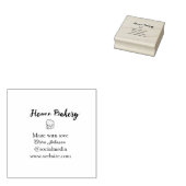 自家製ベーカリーあなたのテキスト名を追加カスタムする ラバースタンプ (押印)