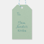 自家製ベーカリーヴィンテージギフトラベル ギフトタグ (裏面)