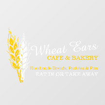 自家製ベーキングビジネス小麦耳の看板