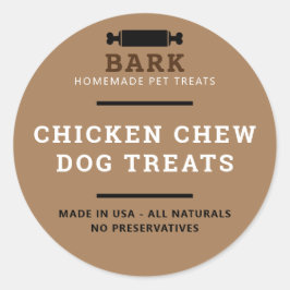 自家製ペット犬は製品ラベルのシールを扱う ラウンドシール