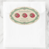 自家製ペッパーゼリーラベル 楕円形シール (バッグ)