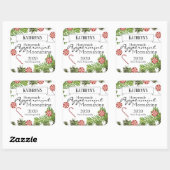 自家製ペパーミントムーンシャイパーソナライズされたン スクエアシール (シート)