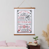 自家製ホットココアレシピ | 農家 吊り下げ型タペストリー (寝室)