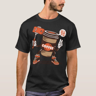 自家製ホットコーヒーカップ Tシャツ