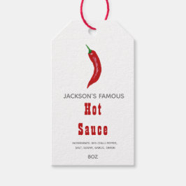 自家製ホットソース |チリソース ギフトタグ
