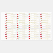 自家製ホットチリソース薄ラベル ラベル (シート)