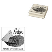 自家製ホットトマトサルサホーム缶詰バイ ラバースタンプ (押印)