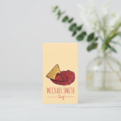 自家製ホットトマトサルサホーム缶詰バイ 名刺 (スタンド正面)