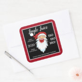 自家製ホリデームーンシャインパーソナライズされた スクエアシール (封筒)