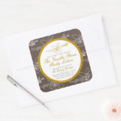 自家製ボディーローション製品 ヴァニラブラウン スクエアシール (封筒)