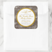 自家製ボディーローション製品 ヴァニラブラウン スクエアシール (バッグ)