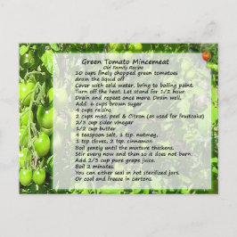 自家製ミンセミートレシピはがき ポストカード