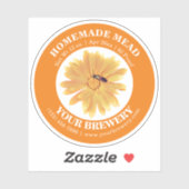 自家製ミードボトルラベルシール シール (シート)