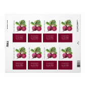 自家製モダンビーツラベル ラベル (フルシート)