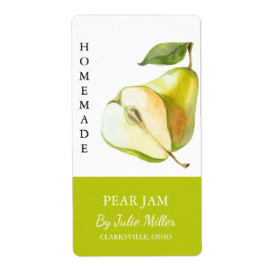 自家製モダン梨ジャムラベル ラベル