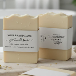 自家製ヤギ石鹸ベリーバンド石鹸の包装 招待状ベリーバンド