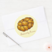 自家製ユダヤ人シャラパン焼いたローフ ラウンドシール (封筒)