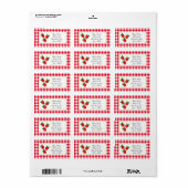 自家製ラズベリーサムマーフルーツジャム ラベル (フルシート)