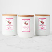 自家製ラズベリーリキュールボトルラベル | フードラベル (ボトル)