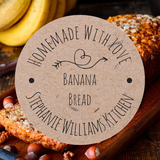 自家製ラブクラフト紙 |焼いた商品 ラウンドシール