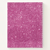 自家製ラブピンクグリッターレシピ ノートブック (裏面)