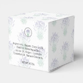 自家製ラベンダーバスボムボックス フェイバーボックス (裏面サイド)