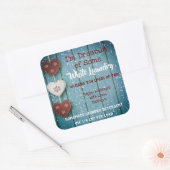 自家製ランドリー洗剤ラパーソナライズされたベル スクエアシール (封筒)