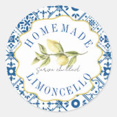 自家製リモンチェロ地中海のレイタリアンモン ラウンドシール (正面)