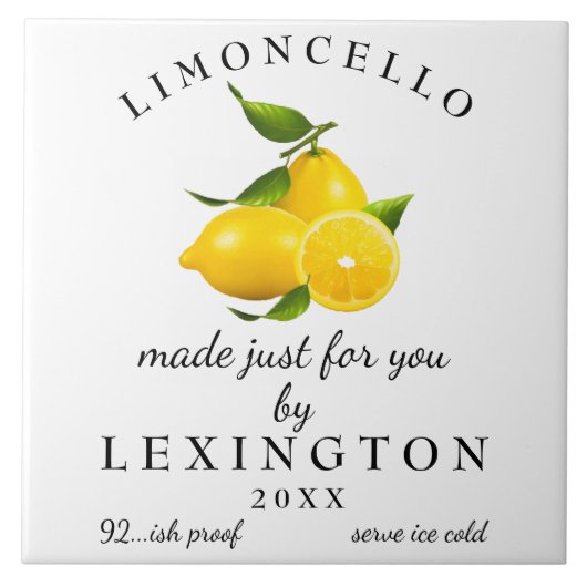 自家製リモンチェロ タイル (正面)