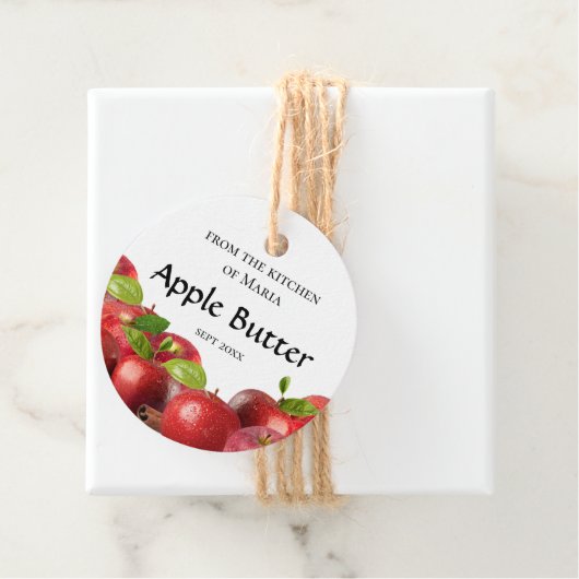 自家製レッドアップルバタースプレッドキャニング2インチ フェイバータグ (インサイチュ)