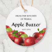 自家製レッドアップルバタースプレッドキャニング2インチ フェイバータグ (正面)