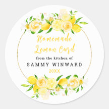 自家製レモンカードキャニングラベル