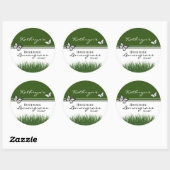 自家製レモングラスパーソナライズされた石鹸 ラウンドシール (シート)