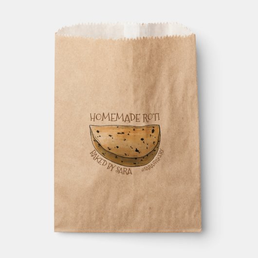 自家製ロティインディアンチャパティブレッド焼いたバイ フェイバーバッグ (正面)