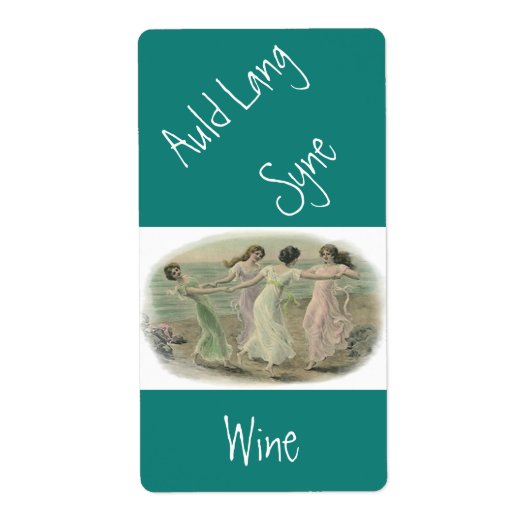 自家製ワインアンティークオールドラングシンラベルフレンズ ラベル (正面)