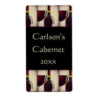 自家製ワインラベル（垂直） ラベル