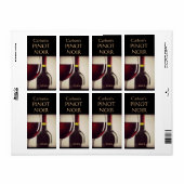 自家製ワインラベル（垂直） ラベル (フルシート)