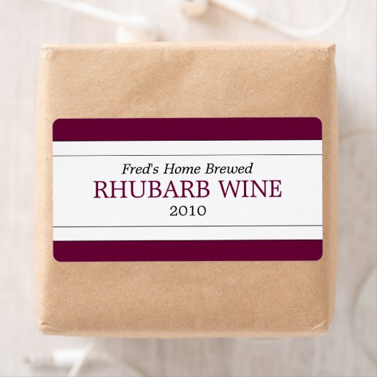 自家製ワイン ラベル (インサイチュ)