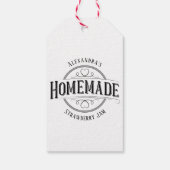 自家製ヴィンテージパーソナライズされたラベルギフトラベル ギフトタグ (裏面)