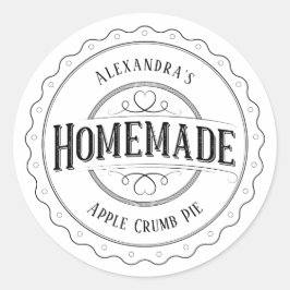 自家製ヴィンテージパーソナライズされたラベルシール ラウンドシール