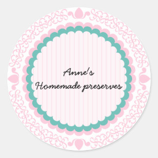 自家製保存用ラベル ラウンドシール