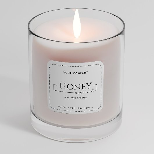 自家製大豆キャンドルシック書道白クラシック スクエアシール