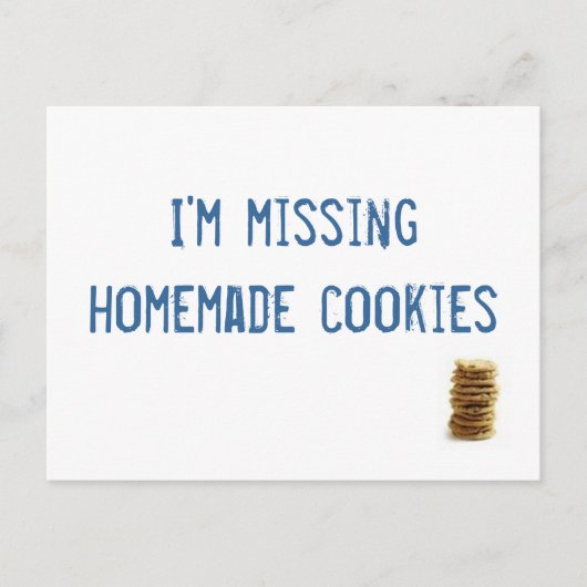 自家製恋しく思クッキー！ ポストカード (正面)