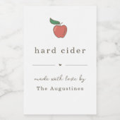 自家製懸命サイダーギフトラベル フードラベル (シングルラベル)