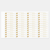 自家製柑橘類混合ジャム薄シールラベル ラベル (シート)