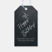 自家製植物性カスタムブラック包装贈与 ギフトタグ (正面)